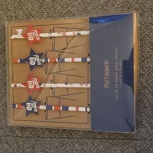 3/$12 Set of 16 Paper Party Straws